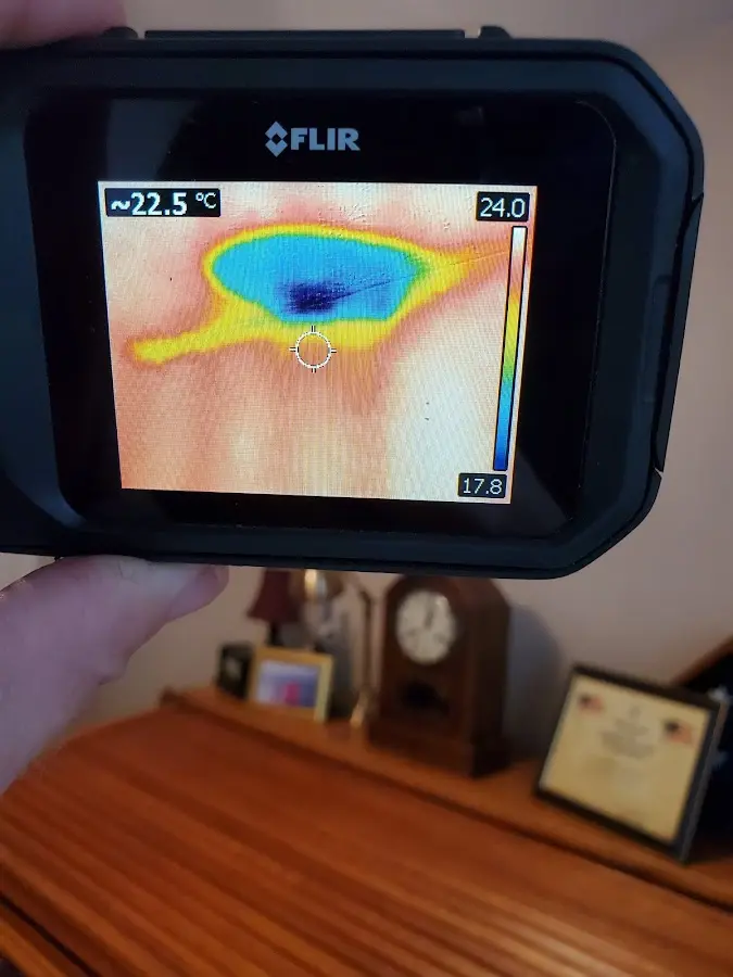 Thermal imaging inspection for water damage in Haltom City