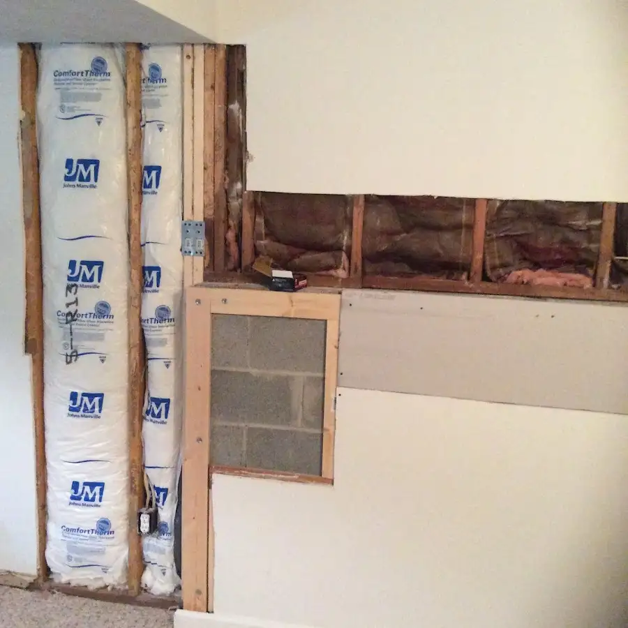 Wall insulation replacement during Odor Removal & Deodorization in Haltom City